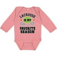 thumbnail image 3 of Inktastic Lacrosse Is My Favorite Season Boys or Girls Long Sleeve Baby Bodysuit, 3 of 5