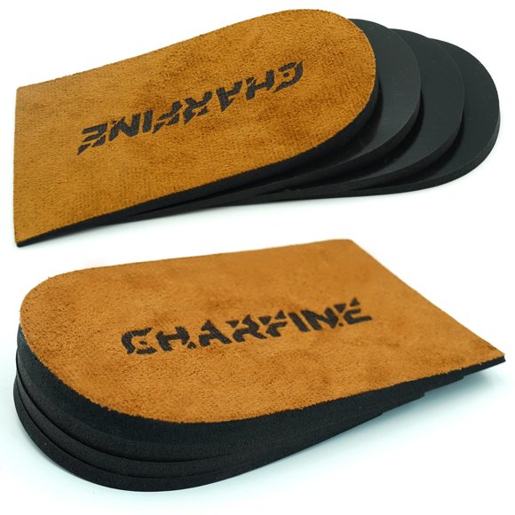Plantillas elevadoras de talón CHARFINE ajustables de 4 capas, 1 pulgada