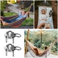 thumbnail image 4 of OULII 2 Sets Rotatable Hammock Swing Hanger Hook for Adults Indoor Fitness, 4 of 8