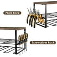 thumbnail image 4 of Wall Mounted Power Tool Organizer, Garage Drill Holder Storage Rack, 4 of 7
