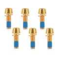 thumbnail image 4 of Shisuyan Vis de Frein à Disque de Vélo Dorées 6 Pcs Fixation Anti-Corrosion, 4 of 8