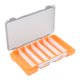 thumbnail image 1 of Caja de aparejos de pesca de doble cara, organizador de accesorios de pesca con mosca para aficionados Naranja, 1 of 9