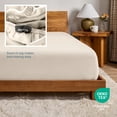 thumbnail image 6 of Bare Home Flannel Fitted Sheet - 100% Flannel Cotton - Double Brushed - Twin XL, Sand, 6 of 8