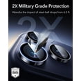 thumbnail image 3 of ESR Camera Lens Protector Compatible with iPhone 17 Pro Max/17 Pro/16 Pro Max/16 Pro/15 Pro Max/15 Pro/14 Pro Max/14 Pro, Ultra‑Tough HD Tempered Glass, Ultra‑Thin & Anti‑Scratch, Black, 3 of 8