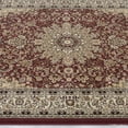 thumbnail image 3 of Allstar 7x10 Traditional Area Rug in Red with Ivory Persian Nain design (6' 6" x 9' 3"), 3 of 7