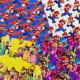 thumbnail image 2 of 45*145cm half yard game Super Mario and printed fabric polyester cotton Patchwork Sewing Dress Cloth Making, 2 of 5