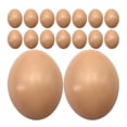 thumbnail image 1 of 20 piezas huevos de gallina falsos, pequeños huevos artificiales, huevos de simulación, decoraciones de huevos falsos de Pascua, 1 of 4