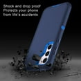 thumbnail image 4 of Petocase for Samsung Galaxy S23 Plus Case,with 2 Pack Screen Protector+2 Pack Camera Lens Protector Heavy Duty Shockproof Full Body Protection Phone Cover,Navy Blue, 4 of 7