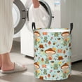 thumbnail image 5 of Sikiie Mushroom House Insect Frog Print Round Dirty Clothes Basket, Waterproof Standing Foldable Storage Basket, for Laundry Room, Bedroom, Bathroom Storage-Small, 5 of 6