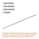 thumbnail image 3 of Helicoidales Brocas, Alta-Velocidad Acero, Extra Largo Taladro 5,5x250 mm, 3 of 5