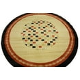 thumbnail image 3 of Unique Loom Fars Round Geometric Traditional Area Rugs, Beige, 3 of 7