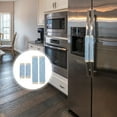 thumbnail image 2 of MasteelfCA 4pcs Refrigerator Door Handle Cover Kitchen Appliance Flower Pattern Knob Cover, 2 of 8