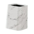 thumbnail image 2 of Papelera de mármol para baño, papelera, cesta de papel, contenedor de basura cuadrado para el hogar, cesta de basura para sala de estar, dormitorio M, 2 of 8