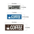 thumbnail image 5 of Signs ByLITA Standard Coffee Sign (Brushed Silver) - Large, 5 of 6