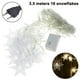 thumbnail image 1 of Cortina de luces LED con forma de copo de nieve de 3,5 m y 96 led, con enchufe, luz de noche de hadas, perfecta para decoración de fiestas de bodas y Navidad, color blanco cálido/, 1 of 4