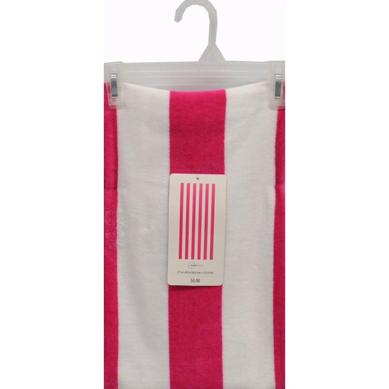 Cherry Red Striped Brittany Hand Towel — Maison Midi