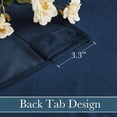 thumbnail image 4 of Velvet Curtains - Blackout Curtains for Living Room, Thermal Insulated Noise Reducing Panel Soft Vertical Sense Window Decor for Cottage Farmhouse, Navy Blue, 2 Panels, 4 of 4