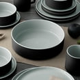 thumbnail image 4 of Noritake ColorTrio Graphite Stax Serving Bowl, 4 of 7
