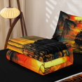 thumbnail image 5 of jejeloiu Vintage Ship Sunset Zipper Full Size Comforter Sets with Fitted Sheet and 2 Pillowcases For Girls,Nautical Print Zipper Bedding Set,Multicolor,Black Reversible,4-Piece, 5 of 7