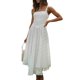 thumbnail image 1 of Vestido Sin Mangas Para Mujer Color SóLido Sin Mangas Sin Espalda Dobladillo Irregular Vestido De Una LíNea, 1 of 4