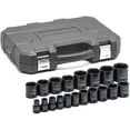 thumbnail image 1 of GearWrench 84932N 1/2-Inch Drive SAE Impact Socket Set, 19-Piece, 1 of 9