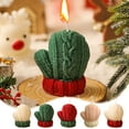thumbnail image 7 of Mecorevxz Cute Christmas Scented Candles 2.75inch Christmas Winter Gloves Shaped Natural Soy Wax Aromatherapy Candle Mini Baby Shower Candle Favors Ideal Xmas Gifts for Mom Kids (Red), 7 of 7