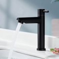thumbnail image 1 of TG Bathroom Faucet Matte Black Basin, 1 of 4