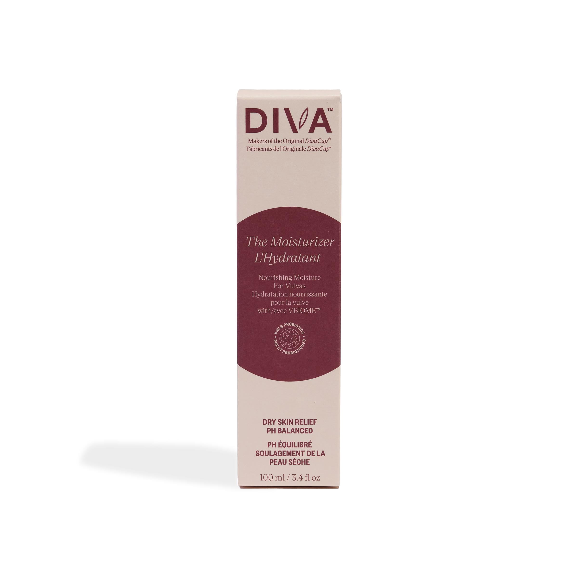 DivaCup, Moisturizer, 100 mL, Fragrance-Free Plant-Based Formula