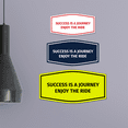 thumbnail image 4 of Signs ByLITA Fancy Success is a Journey, Enjoy the Ride Sign (Brushed Gold) - Small, 4 of 6