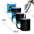 thumbnail image 4 of 3dRose, Bright Eye Heart I Love Crafts, 11oz Magic Transforming Mug, 4 of 8