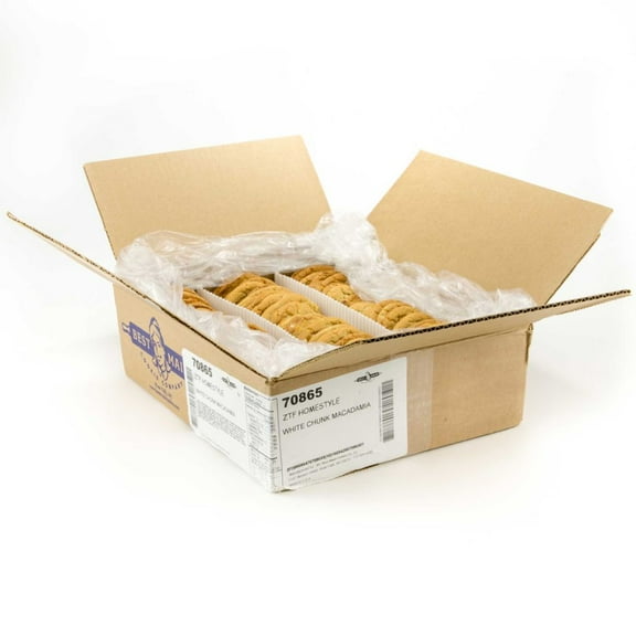 Best Maid Thaw and Serve White Chunk Macadamia Cookie, 1 Ounce - 72 per case.