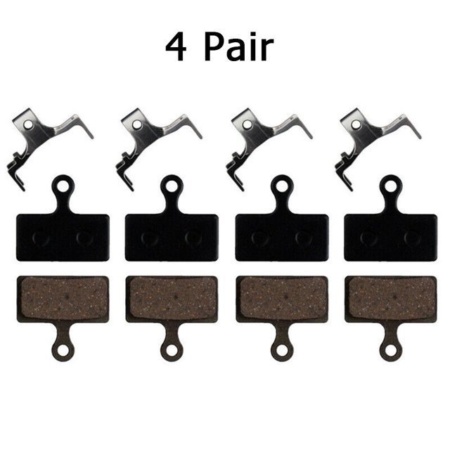 4 Pairs MTB Bicycle Disc Brake Pads Resin+metal Brake Pads For XT XTR SLX