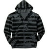 Big Men's Paint Stripes Fleece Zip Hoodie, Size 2XL