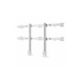 thumbnail image 4 of Support pour Six Moniteurs avec Barre Transversale; VESA 75/100 Ajustable pour jusqu'à 32 Pouces et 17,6 Lb par Écran - Support de Moniteur à Double Colonne Robuste avec base Améliorée Qui Ne s'Incline Pas avec le Temps, 4 of 11