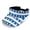 Blue White Stripe Daisies, variant on HELLHERO Germany Flag Soccer Theme Sports Visor Hat, Comfortable Sun Visor Hat Polyester Fabric Adjustable UV Protection Sun Visor Cap for Beach
