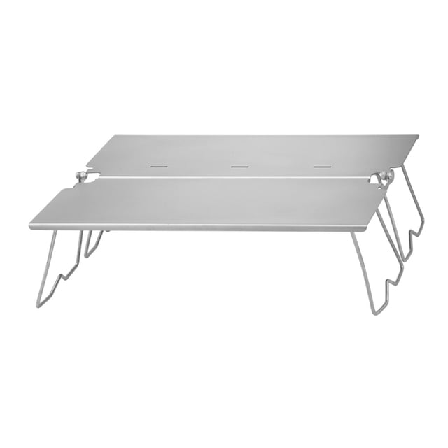Mistaha Titan Master Portable en Titane Pliable Table de BBQ Extérieur Camping Outil de Cuisson Léger Gril en Alliage de Titane pour BBQ Poisson Viande (Ta5111)
