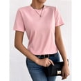 thumbnail image 6 of Women’s T-Shirts Short Sleeve Tops for Women Fitted Crewneck Tee Casual Trendy 2025, 6 of 7