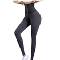 thumbnail image 1 of Gibobby Pantalones de mezclilla Deportes estiramiento cadera pantalones alta Yoga Fitness cintura esculpir mujeres melocotón Yoga pantalones(Gris， L), 1 of 5