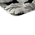thumbnail image 5 of Jordan Manufacturing 15.5" x 17" Clarmont Umber Black Leaves Rectangular Outdoor Chair Pad Seat Cushion with Ties (2 Pack), 5 of 12