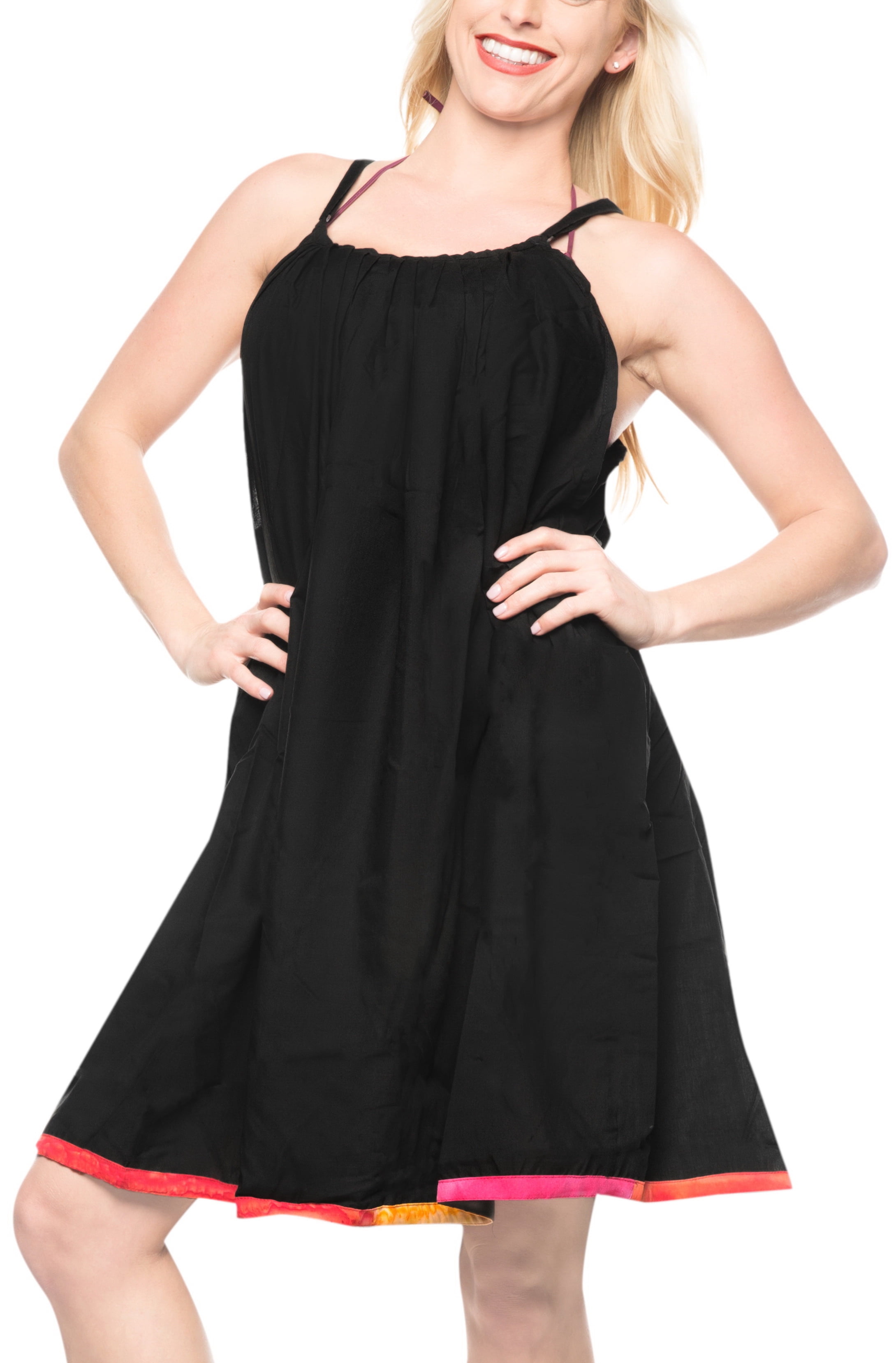 HAPPY BAY Womens Sleeveless Short Nightgowns Lingerie Maxi Tie Dye