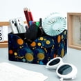 thumbnail image 5 of Geometric Cube Square Pen Organizer Pencil Holder with 4 Compartments, Removable Dividers - Pen Holder Pencil Case, 5 of 6