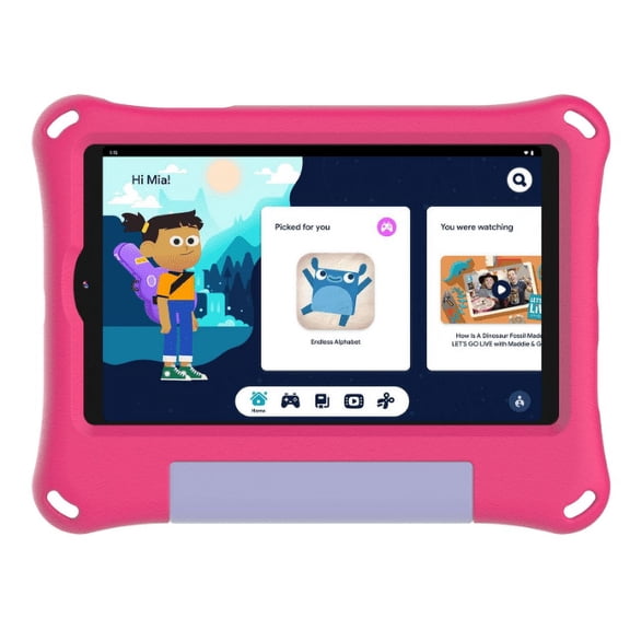 Pre-Owned onn. GW2024 8" Kids Tablet, 32GB, (2024 Model) - Pink