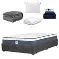 thumbnail image 1 of Colchón Matrimonial Cantabria + Base Cama + Almohada One + Protector Cloud + Sábanas Softy + Edredón Homy, 1 of 9