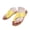 Yellow, variant on Slippers for Women Slip on Flat Sandals Casual Memory Foam Summer Slides Flip Flops