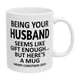 thumbnail image 2 of Taza de café de cerámica de 325 ml | Diseño original con letras del alfabeto | Apto para microondas y lavavajillas | Regalo único para militares, hombres, mujeres, familiares, amigos, compañeros, 2 of 5