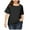 Black(New), variant on Plus Size Womens Blouses,Ladies Women Casual Short Sleeve Tshirts Summer Tops