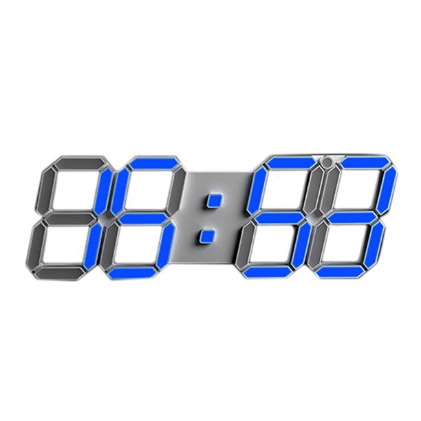Gneuro 3D LED Digital Alarm Clock ThreeDimensional Wall Clock