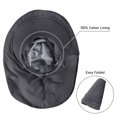 thumbnail image 6 of Waterproof Hat for Hiking UPF 50 UV Sun Protection Wide Brim Women's Flap/Black, 6 of 8
