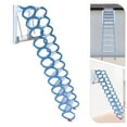 thumbnail image 7 of Dwellnix Wall Mounted Folding Ladder Loft Stairs Attic Pulldown Attic Stair Home, 7 of 7