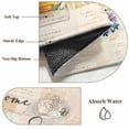 thumbnail image 6 of Area Rugs for Living Room Bedroom, White Daisy 4'x6' Rug Washable Carpet Runner Indoor Outdoor, Spring Floral Elegant Pastoral Botanical Bees Non Slip Accent Floor Mats Rug for Kitchen, Office, 6 of 8